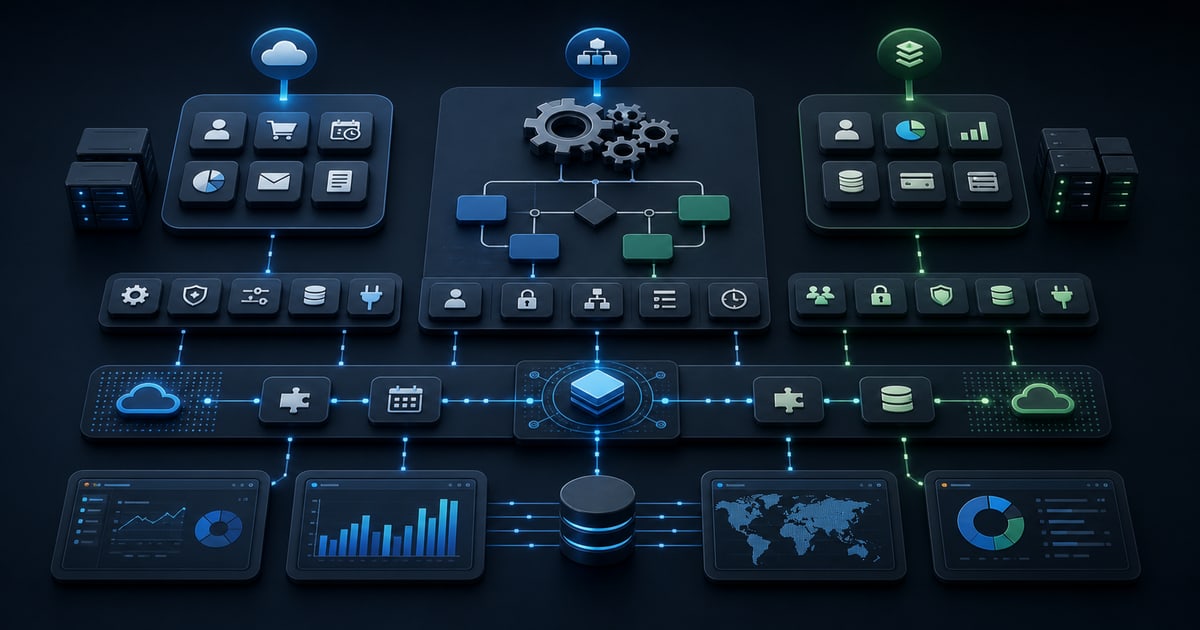 Arquitectura de decisión entre SaaS, sistema interno e integraciones para procesos empresariales