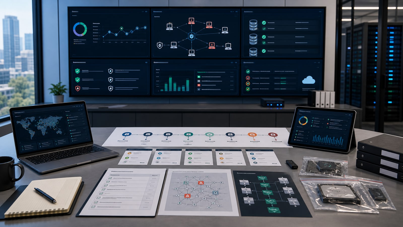 Respuesta a ransomware con evidencia, contención, respaldos y recuperación operativa
